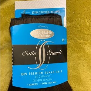 Satin Strands Halo Shaped Extensions, Monaco 16”